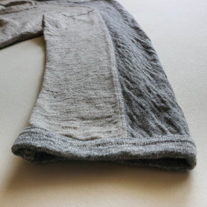 Loop & Weft Quarter Sleeve Crew Neck - Grey