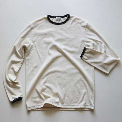 Loop & Weft RECYCLED DOT SEAM L:S CREWNECK