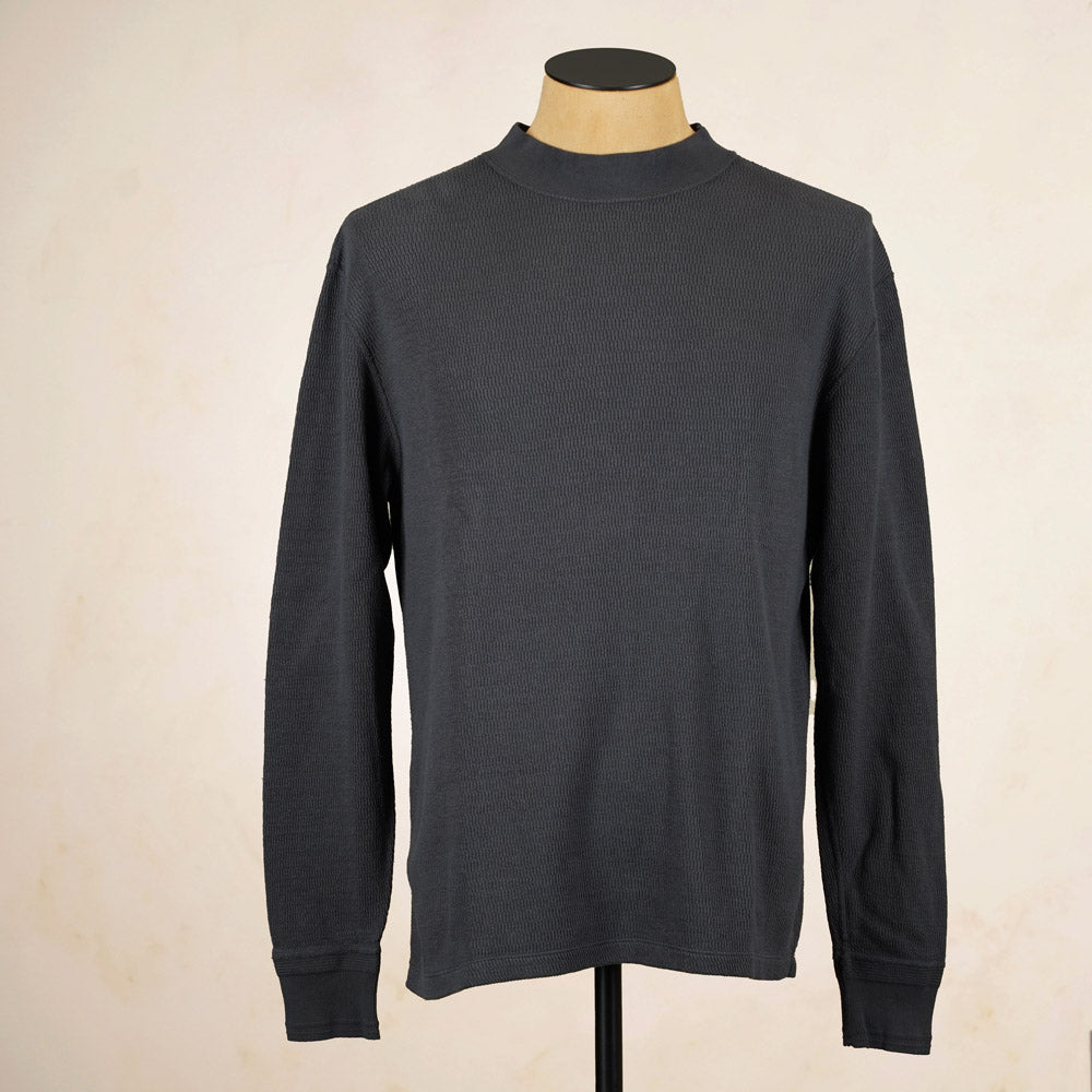 Loop & Weft Thermal Mock Neck LRC1123 - Antique Black