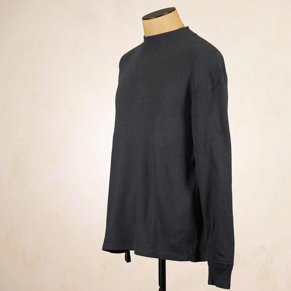 Loop & Weft Thermal Mock Neck LRC1123 - Antique Black