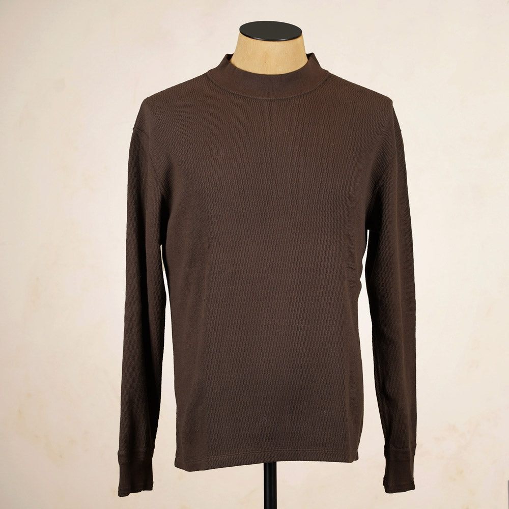Loop & Weft Thermal Mock Neck LRC1123 - Brown