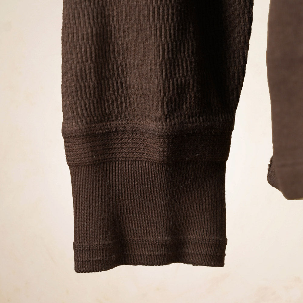 Loop & Weft Thermal Mock Neck LRC1123 - Brown