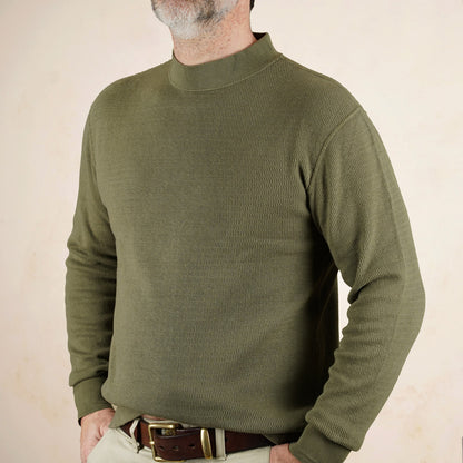 Loop & Weft Thermal Mock Neck LRC1123 - Olive