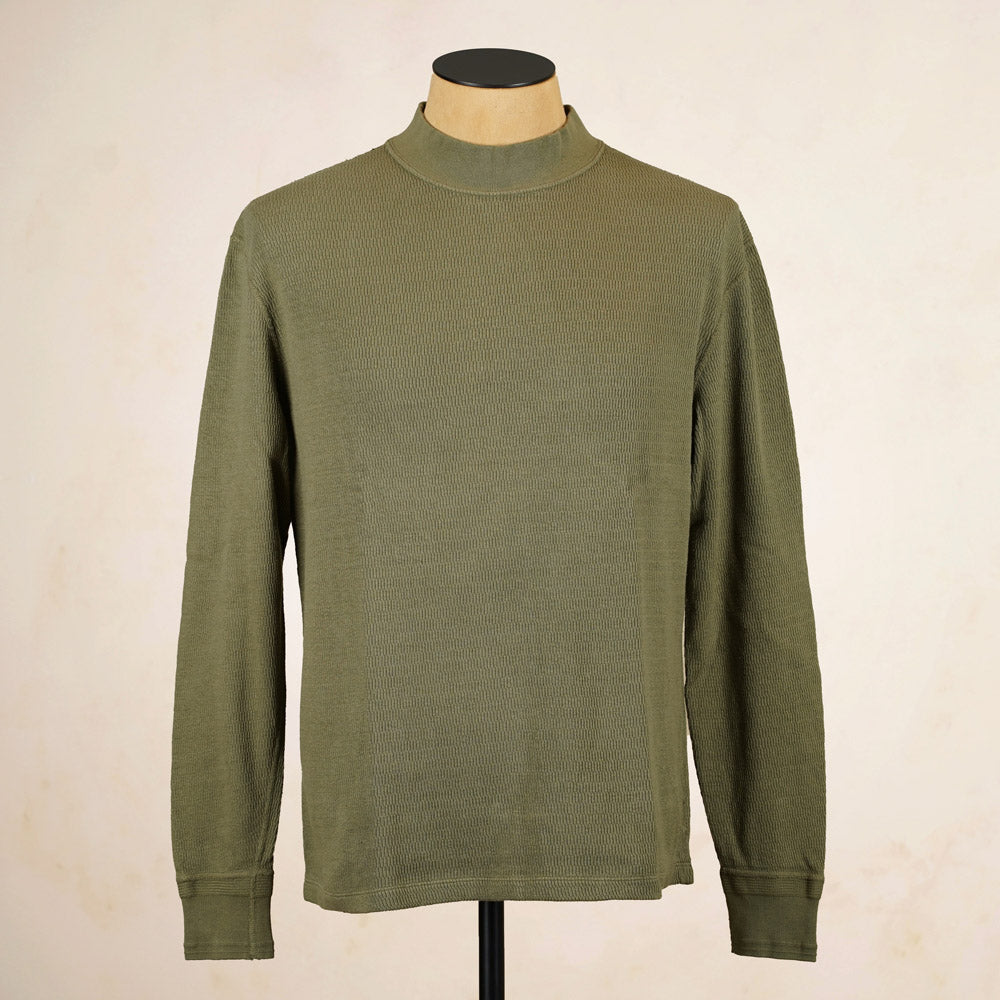 Loop & Weft Thermal Mock Neck LRC1123 - Olive