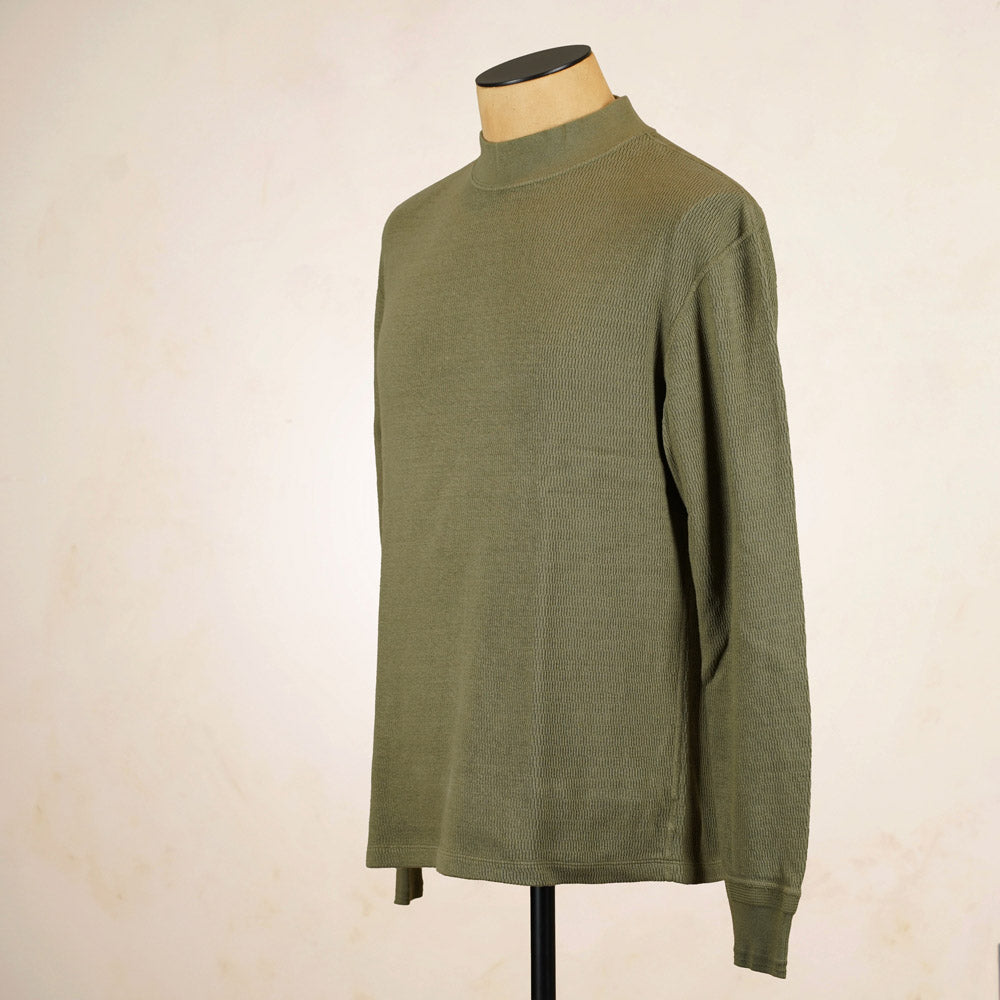 Loop & Weft Thermal Mock Neck LRC1123 - Olive