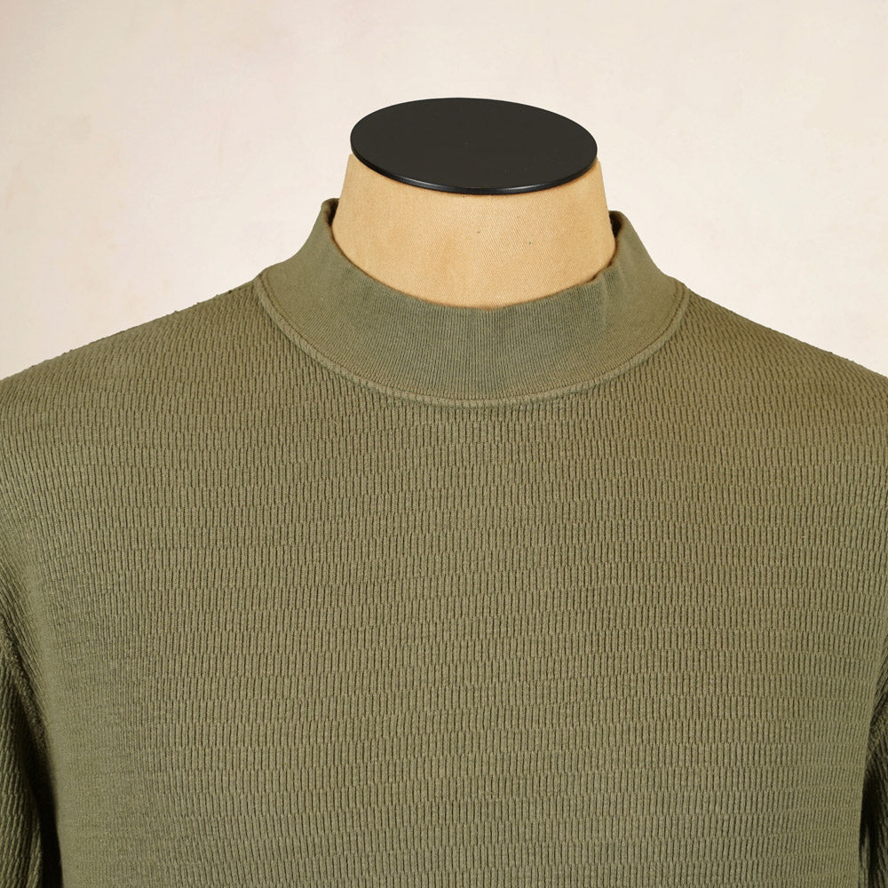 Loop & Weft Thermal Mock Neck LRC1123 - Olive