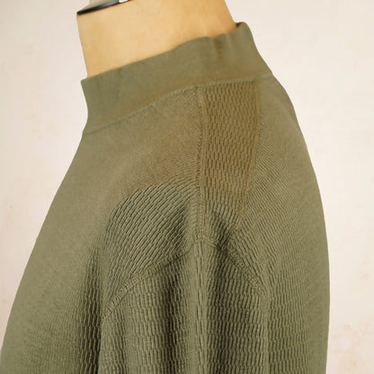 Loop & Weft Thermal Mock Neck LRC1123 - Olive