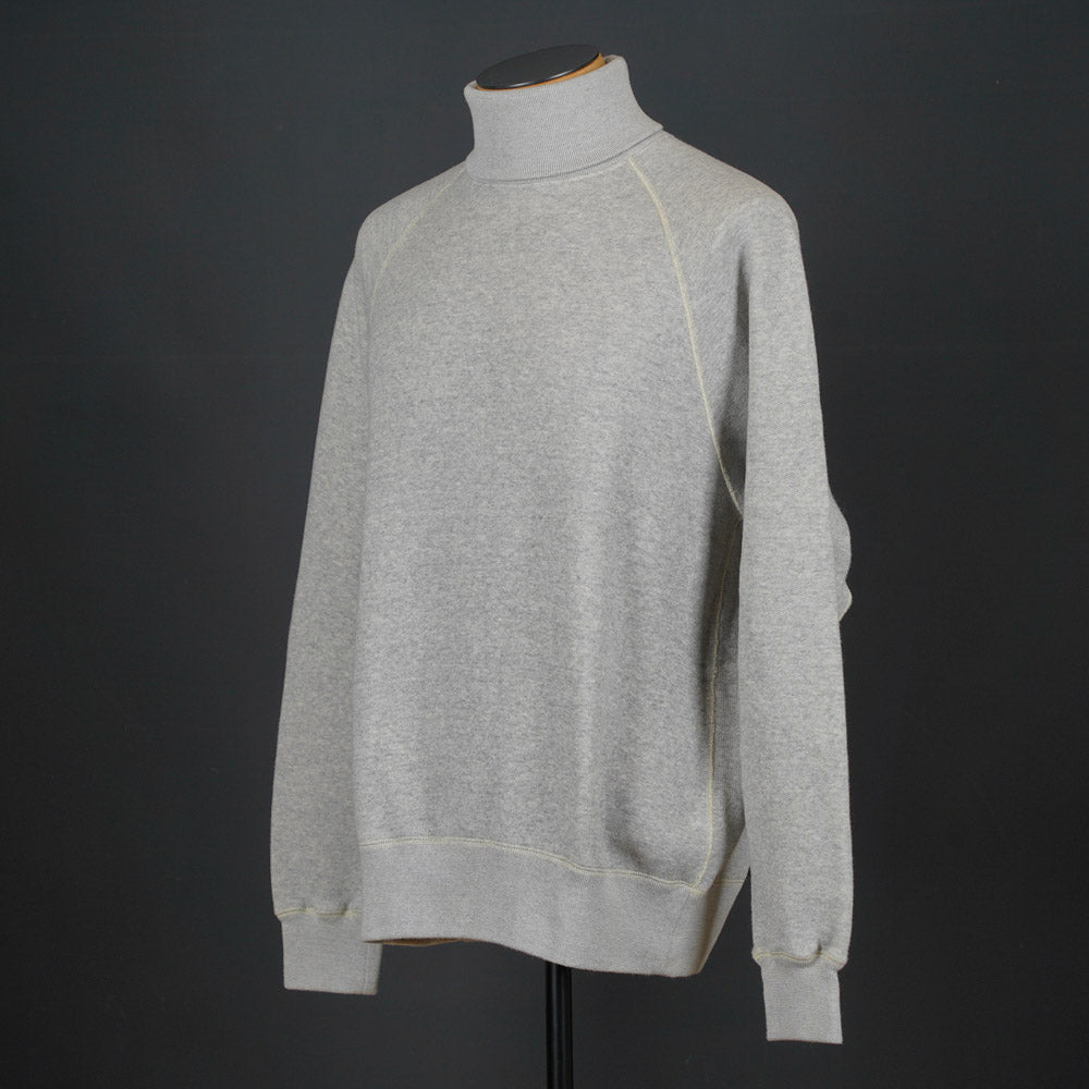 Loop & Weft Roll Neck Sweatshirt LCS1006 - Grey