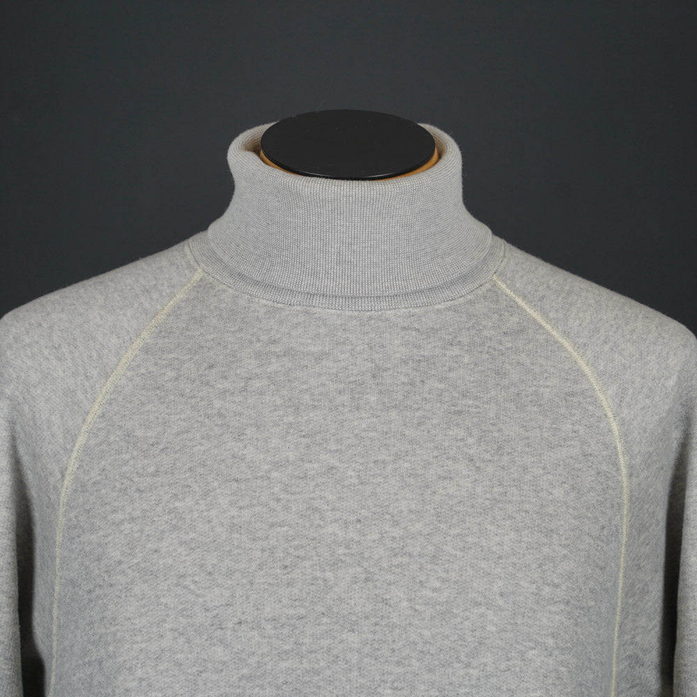 Loop & Weft Roll Neck Sweatshirt LCS1006 - Grey