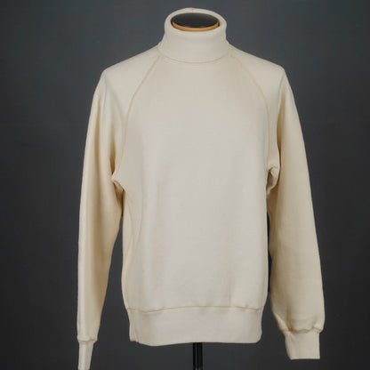Loop & Weft Roll Neck Sweatshirt LCS1006 - Ivory