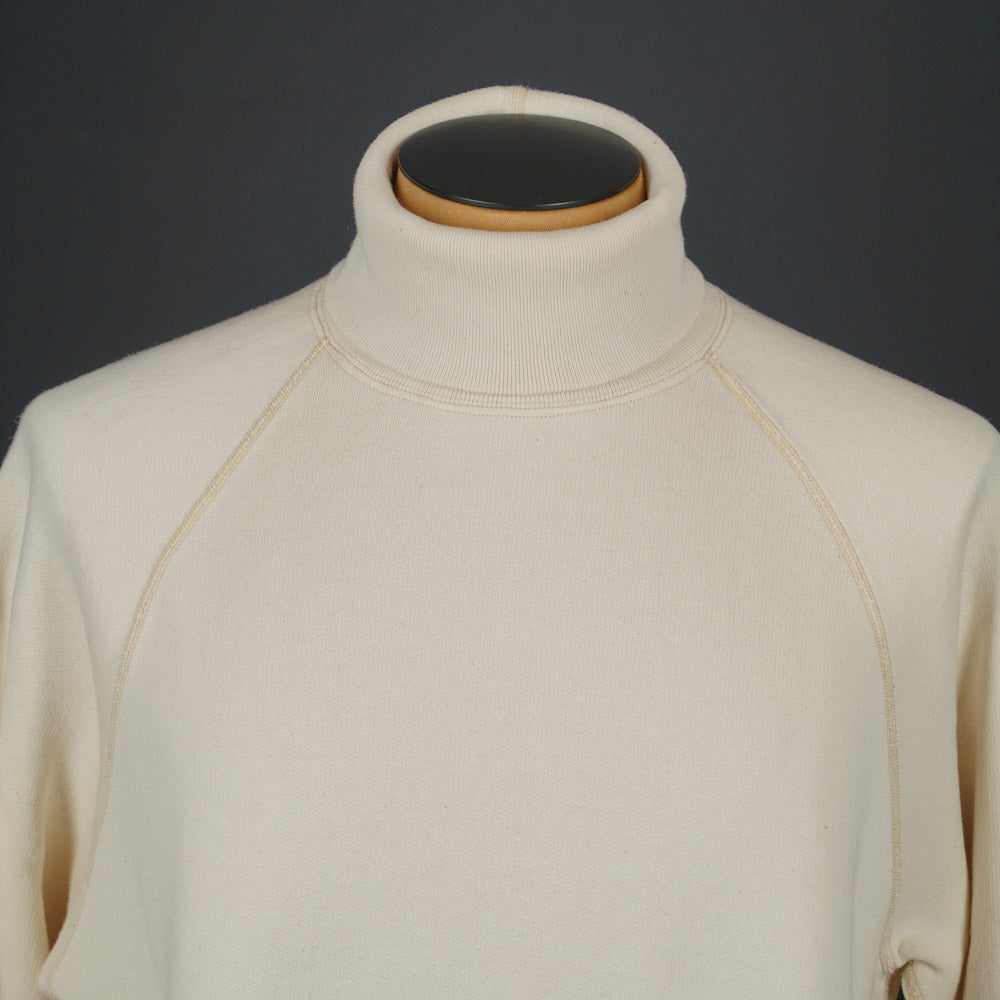 Loop & Weft Roll Neck Sweatshirt LCS1006 - Ivory