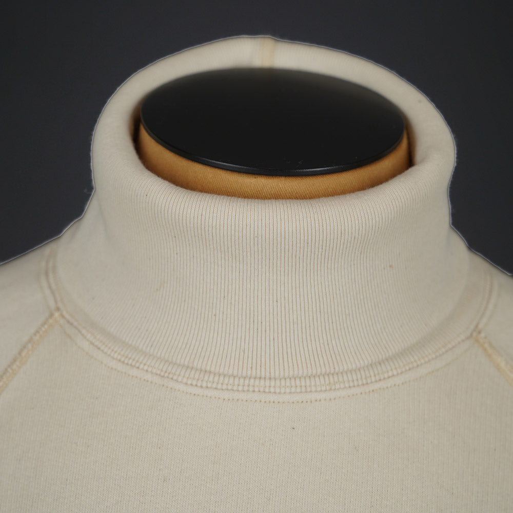 Loop & Weft Roll Neck Sweatshirt LCS1006 - Ivory