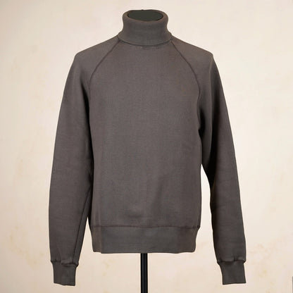 Loop & Weft Roll Neck Sweatshirt LCS1006 - Black