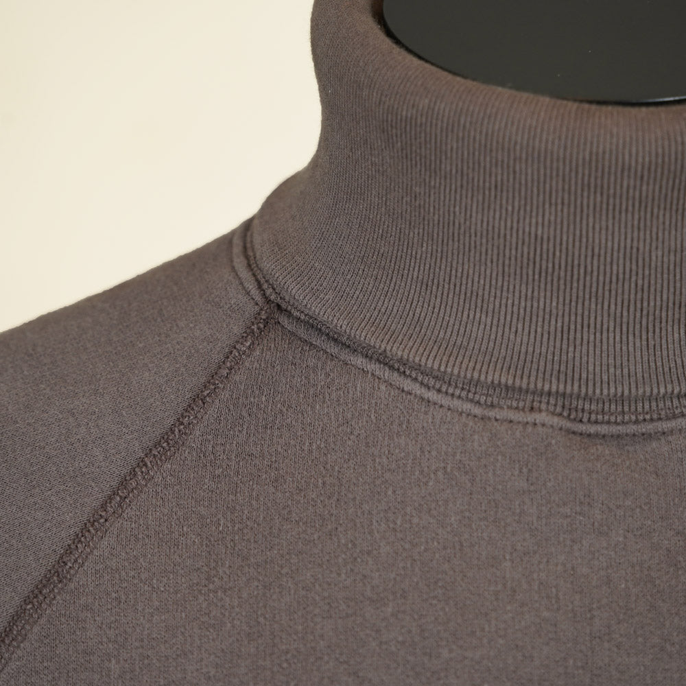 Loop & Weft Roll Neck Sweatshirt LCS1006 - Black