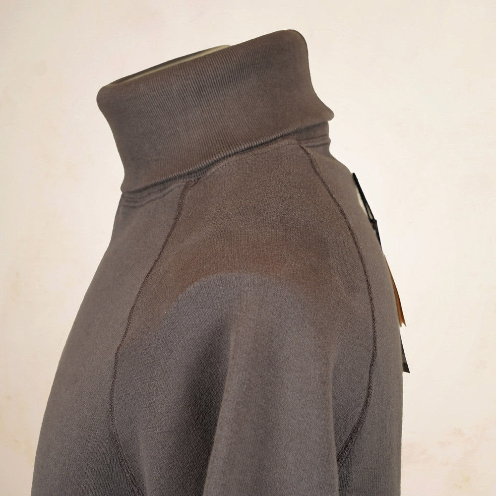 Loop & Weft Roll Neck Sweatshirt LCS1006 - Black