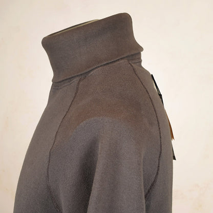 Loop & Weft Roll Neck Sweatshirt LCS1006 - Black