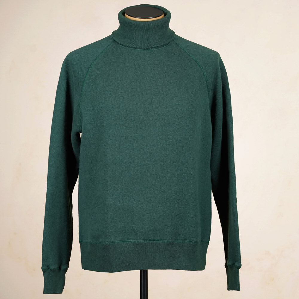 Loop & Weft Roll Neck Sweatshirt LCS1006 - Green