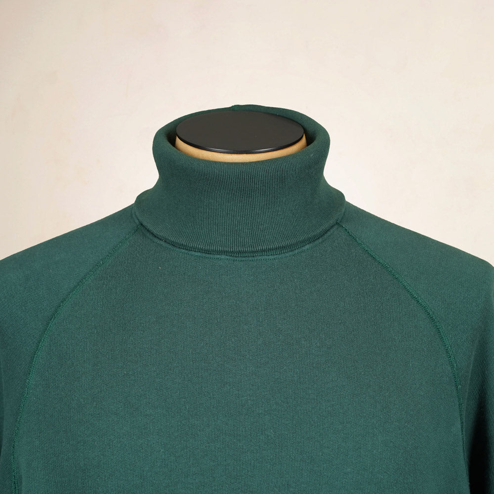 Loop & Weft Roll Neck Sweatshirt LCS1006 - Green