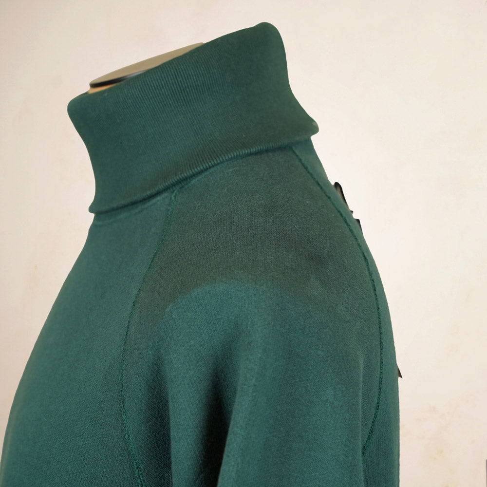 Loop & Weft Roll Neck Sweatshirt LCS1006 - Green