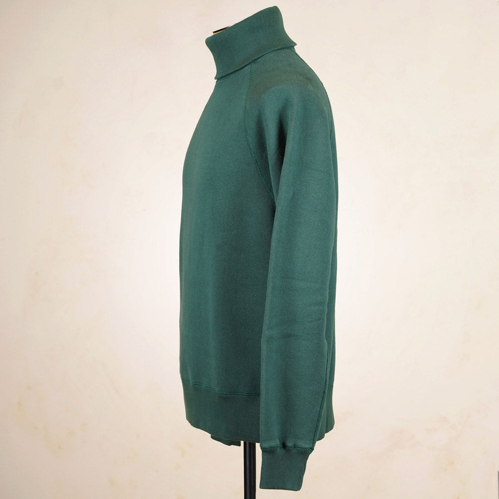 Loop & Weft Roll Neck Sweatshirt LCS1006 - Green
