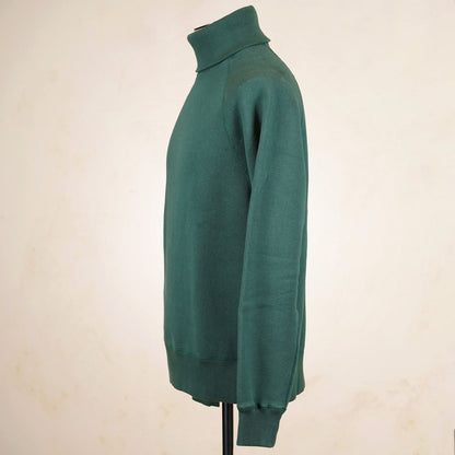 Loop & Weft Roll Neck Sweatshirt LCS1006 - Green