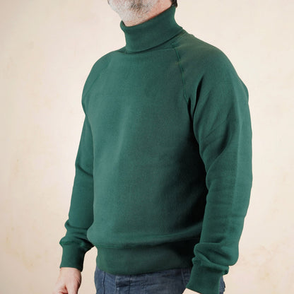 Loop & Weft Roll Neck Sweatshirt LCS1006 - Green