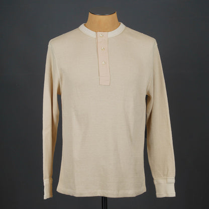 Loop & Weft Thermal Henley Neck LRH1041 - Ivory