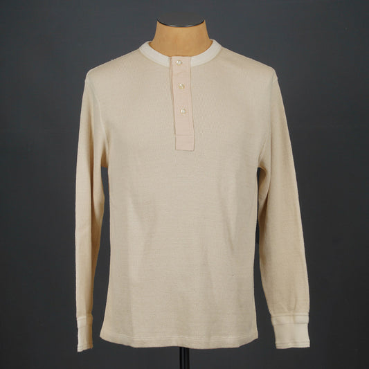 Loop & Weft Thermal Henley Neck LRH1041 - Ivory