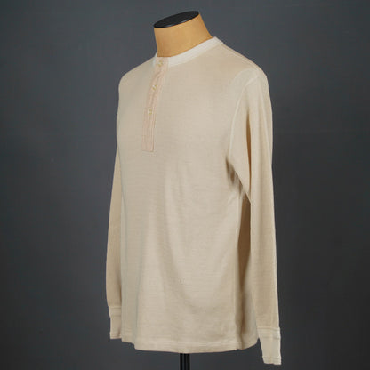 Loop & Weft Thermal Henley Neck LRH1041 - Ivory