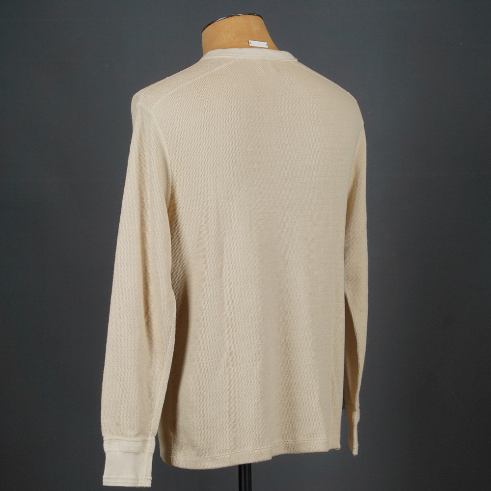 Loop & Weft Thermal Henley Neck LRH1041 - Ivory