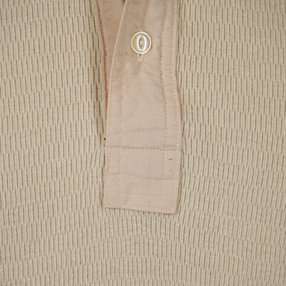 Loop & Weft Thermal Henley Neck LRH1041 - Ivory