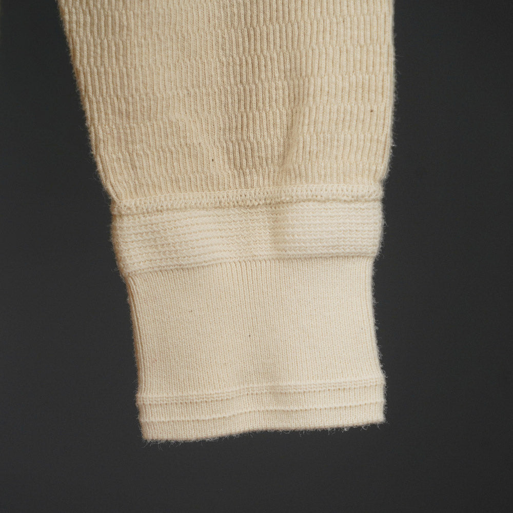 Loop & Weft Thermal Henley Neck LRH1041 - Ivory