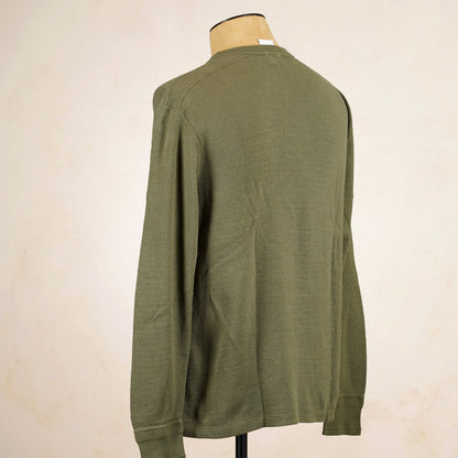 Loop & Weft Thermal Henley Neck LRH1041 - Olive