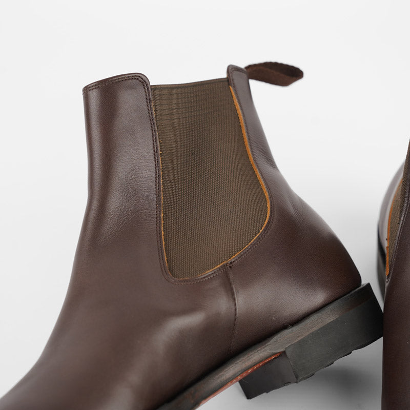 Makers Shoes Vittoria Chelsea Boots Buckskin Brown