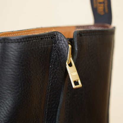 Casper Boots - Black Vachetta Leather