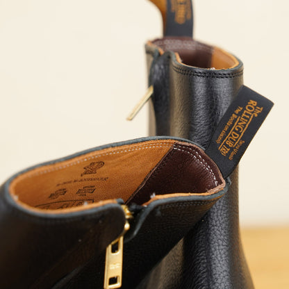 Casper Boots - Black Vachetta Leather