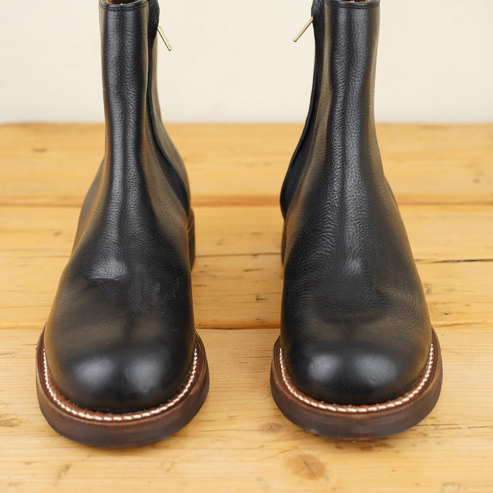 Casper Boots - Black Vachetta Leather