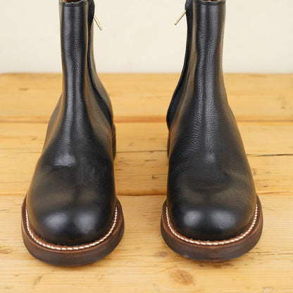 Casper Boots - Black Vachetta Leather