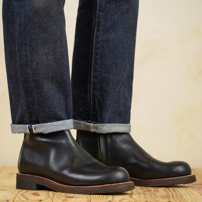 Casper Boots - Black Vachetta Leather