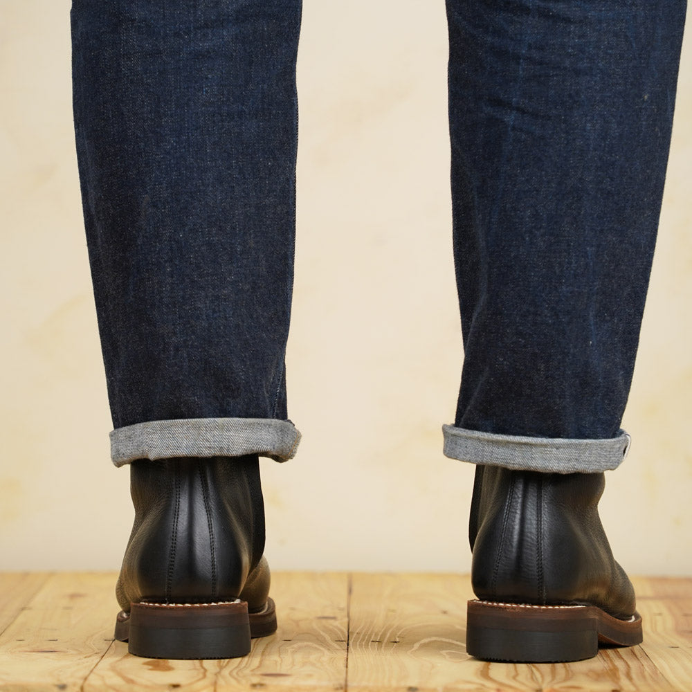 Casper Boots - Black Vachetta Leather