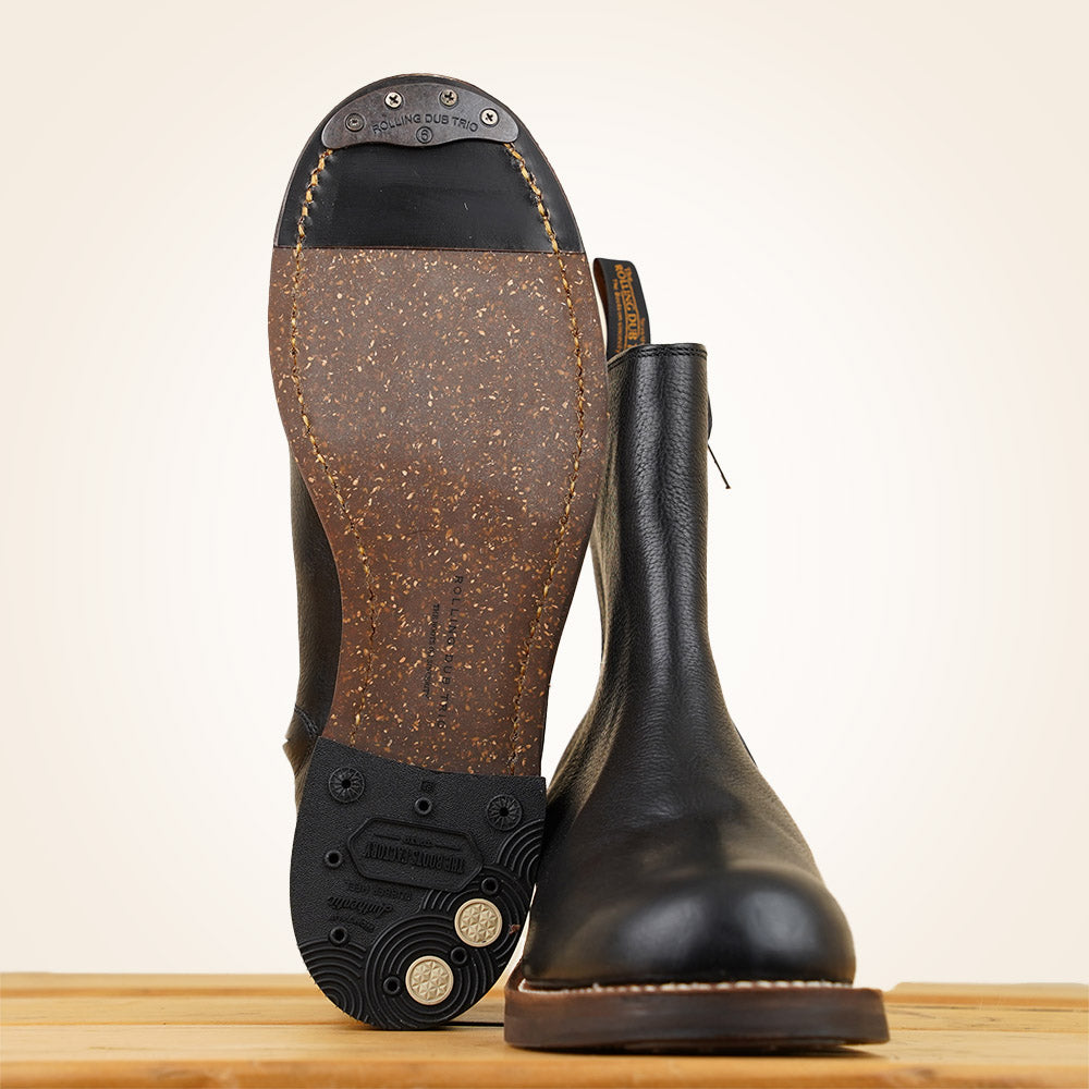 Casper Boots - Black Vachetta Leather