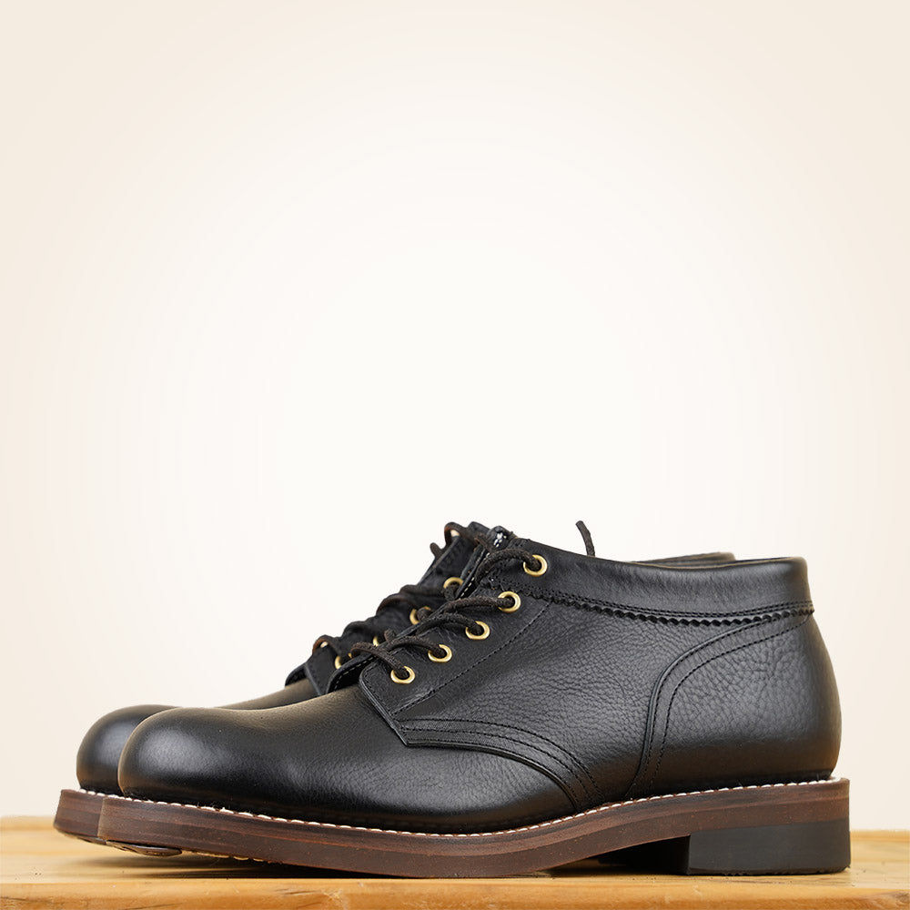 Rolling Dub Trio Coupen Boots - Black Vachetta Leather