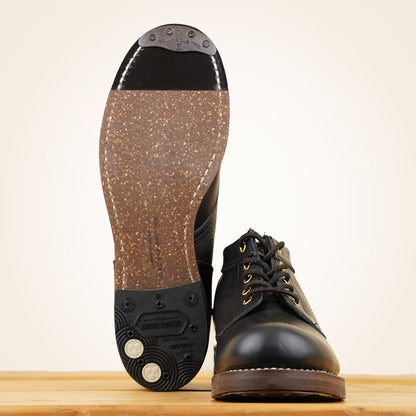 Rolling Dub Trio Coupen Boots - Black Vachetta Leather