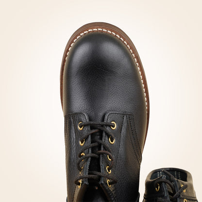 Rolling Dub Trio Coupen Boots - Black Vachetta Leather