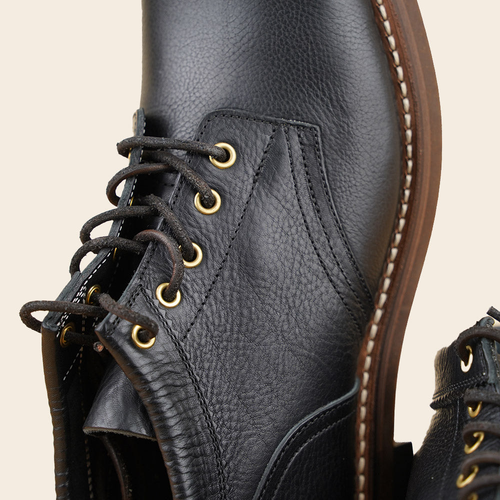 Rolling Dub Trio Coupen Boots - Black Vachetta Leather