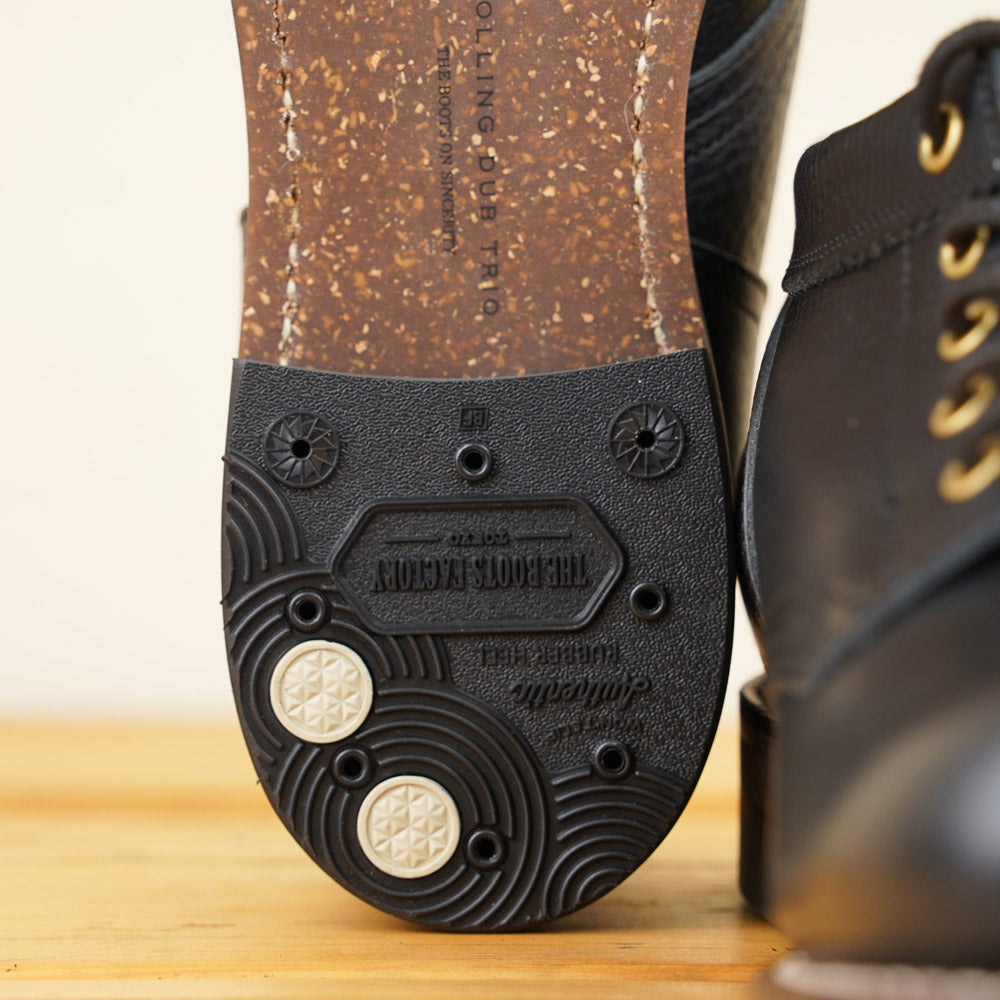 Rolling Dub Trio Coupen Boots - Black Vachetta Leather