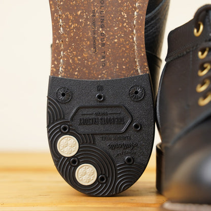 Rolling Dub Trio Coupen Boots - Black Vachetta Leather