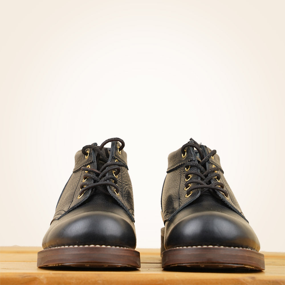 Rolling Dub Trio Coupen Boots - Black Vachetta Leather