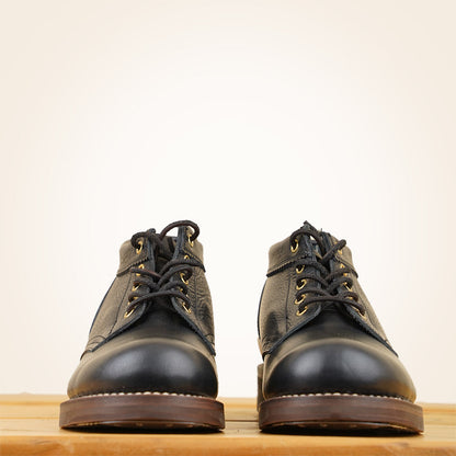 Rolling Dub Trio Coupen Boots - Black Vachetta Leather