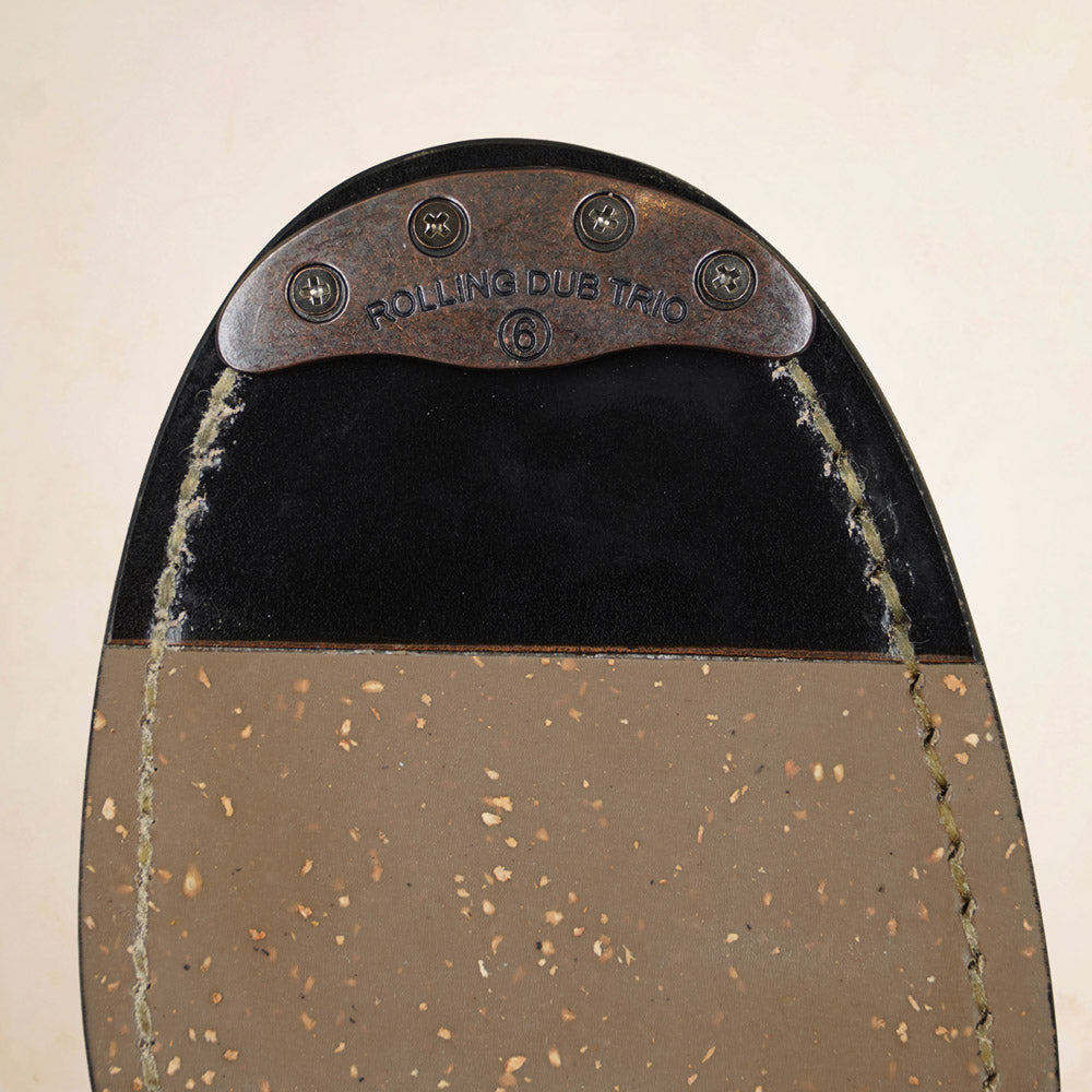 Rolling Dub Trio Coupen Boots - Black Kobe Shrink Leather